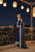 Midnight Noor – Embellished 3 Piece Ensemble