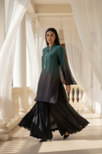 Ombré Silk Tunic & Palazzo - Image 3