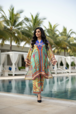 Saavi B - Azure Aquamarine - 2 Piece - Image 3