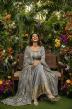 Silver Dusk – Embellished 3 Piece Ensemble - Image 3