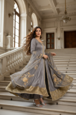 Silver Dusk – Embellished 3 Piece Ensemble - Image 2