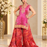 Rani Gulab – Silk Sharara Set