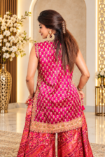 Rani Gulab – Silk Sharara Set - Image 3